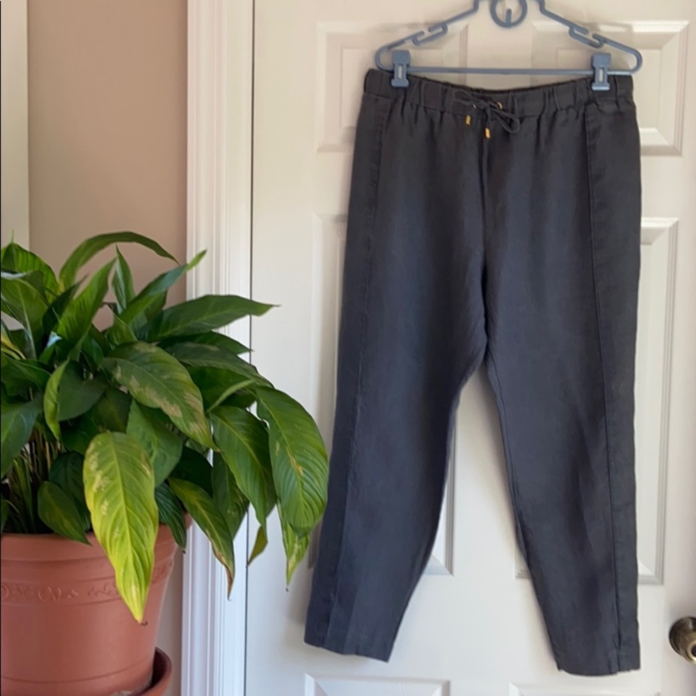 Linen drawstring pants NWOT